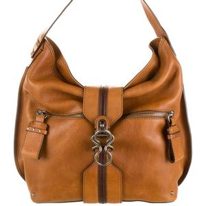 Large Chloe Brown Leather Bag